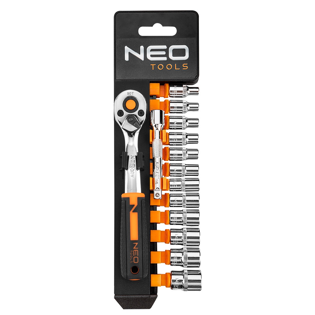 NEO TOOLS TPX10-000 Dugókulcskészlet 14db, 1/4col